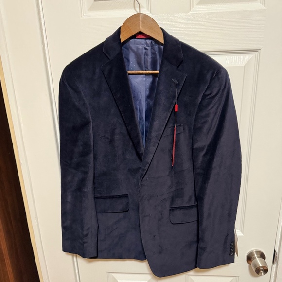 Men's Navy Sport Jacket / Blazer (36S) | Alfani - Picture 2 of 8